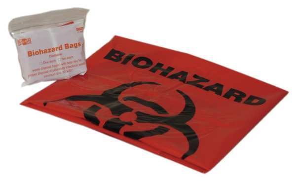 Biohazard Bags, 7 to 10 gal., Red