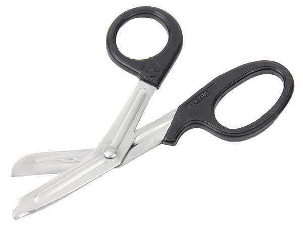 Scissors, 7 In. L, Silver, Rounded