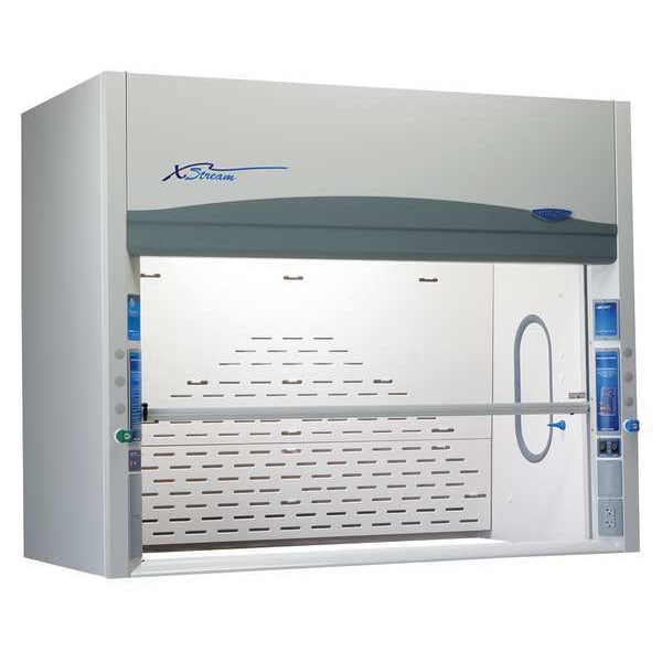 Fume Hood, Steel, 96 in W x 37 3/4 in L x 59 in H