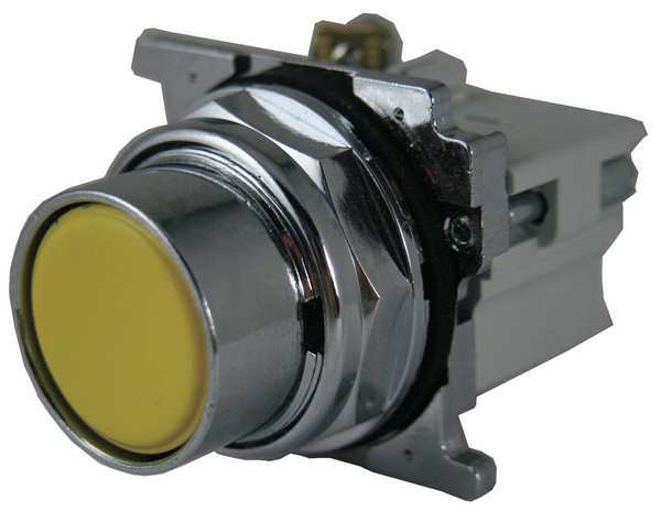 Cutler-Hammer Non-Illuminated Push Button, Yellow