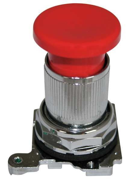 Pushbutton Operator, Twist Release, Red
