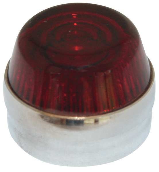 Pilot Light Lens, 30mm, Amber, Glass