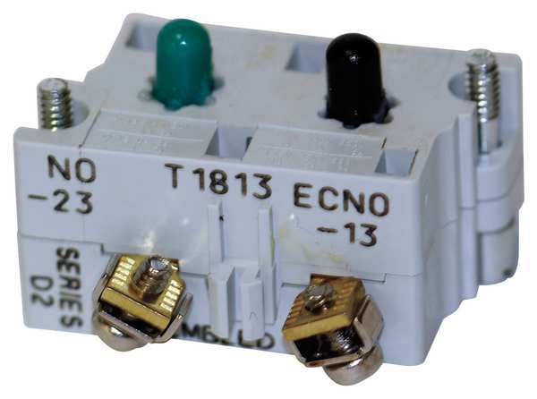 Cutler-Hammer Contact Block, 1NO Early Close/1NO, 30mm
