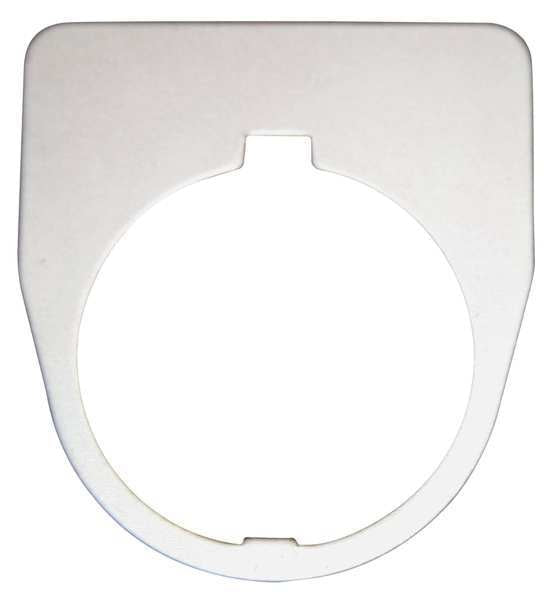 Blank Legend Plate, Satin Aluminum