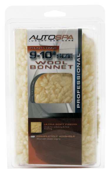 Polishing Bonnet, 9 to 10 In., Wool