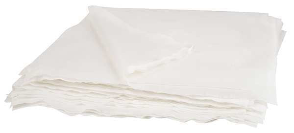 Dry Wipe, White, Pack, Polyester, Contamination Control, Spill Pick-Up, 1 PK, 150 Wipes