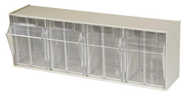 Tip Out Bins, 4 Bins, 6-3/4x23-5/8x8-3/16