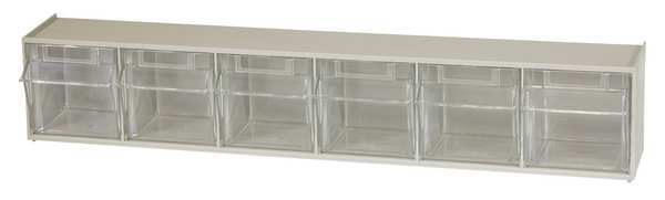 Tip Out Bins, 6 Bins, 3-3/4x23-5/8x4-1/2