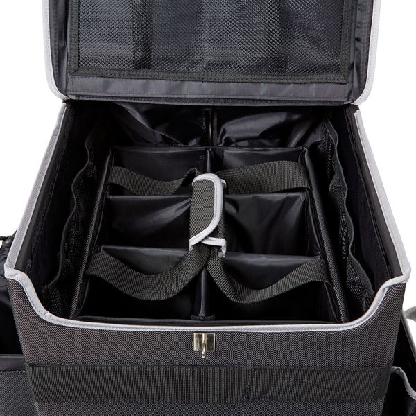 Housekeeping Cart, Black, 21-1/4 in.H