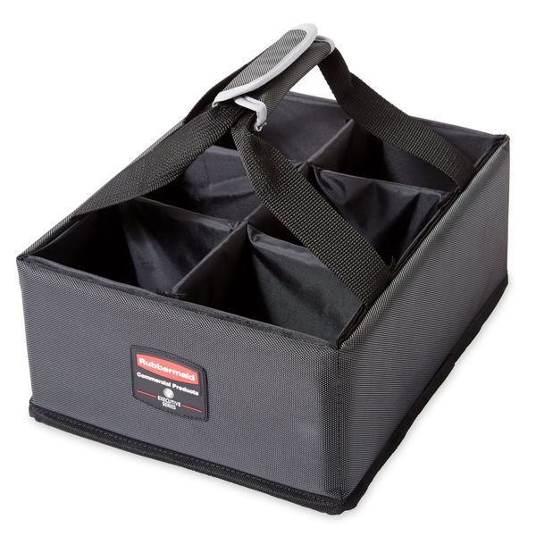Housekeeping Cart, Black, 21-1/4 in.H