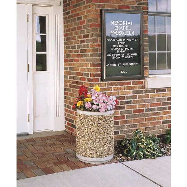 Planter, Round, 18in.Lx18in.Wx24in.H