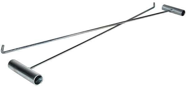 Sled Handle, 30 in.L, Gray, PK2