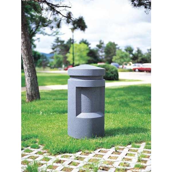 Bollard, Square, 18in.Lx18in.Wx36in.H