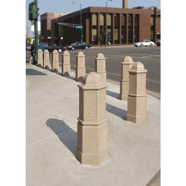 Bollard, Round, 15in.Lx15in.Wx42in.H