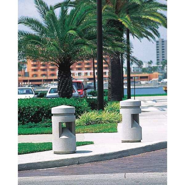 Bollard, Square, 18in.Lx18in.Wx58in.H