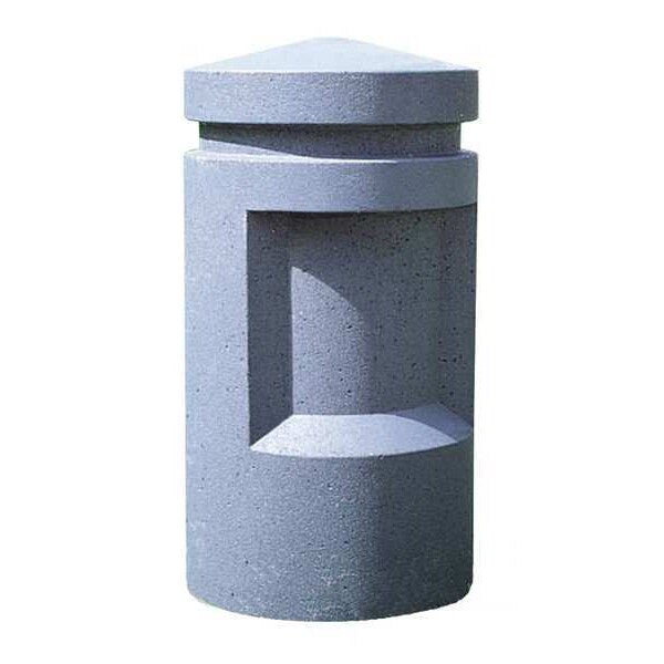 Bollard, Round, 18in.Lx18in.Wx58in.H