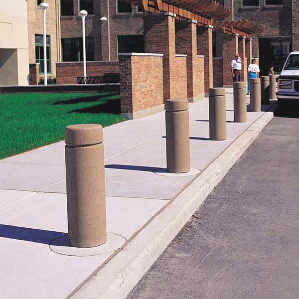 Bollard, Round, 12in.Lx12in.Wx30in.H