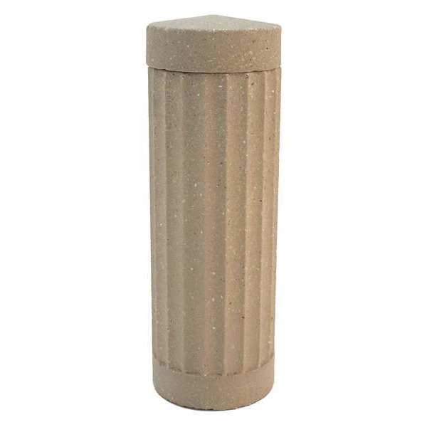 Bollard, Round, 14in.Lx14in.Wx41in.H