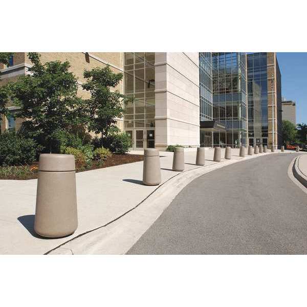 Bollard, Round, 18in.Lx18in.Wx36in.H