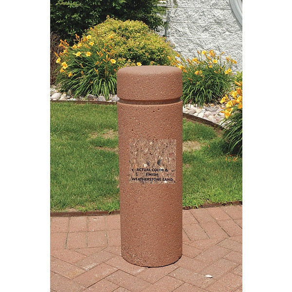 Bollard, Round, 18in.Lx18in.Wx72in.H
