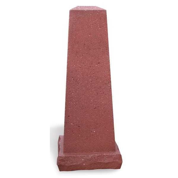 Bollard, Square, 8in.Lx14in.Wx37in.H