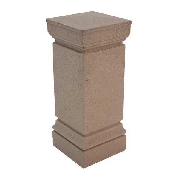 Bollard, Square, 13in.Lx13in.Wx33in.H