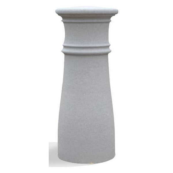 Bollard, Round, 15in.Lx15in.Wx38in.H