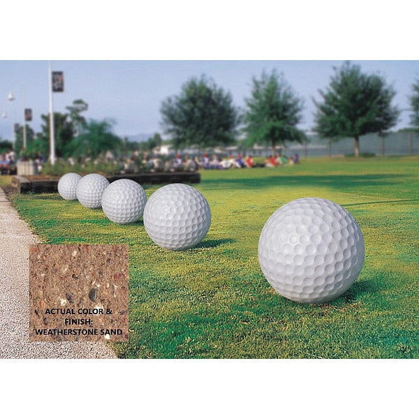 Bollard, Golf Ball, 24in.Lx24in.Wx24in.H
