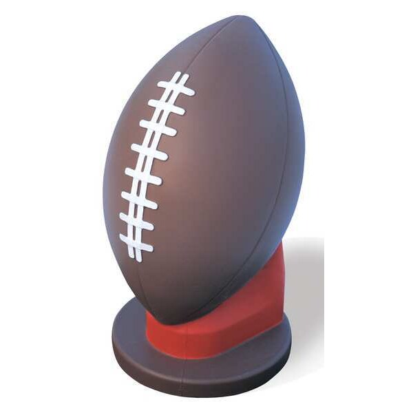 Bollard, Football, 18in.Lx18in.Wx33in.H