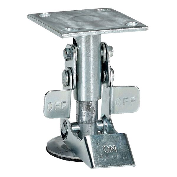 Floor Lck, Top Plate, 4-7/8 in H, 5 in Cstr