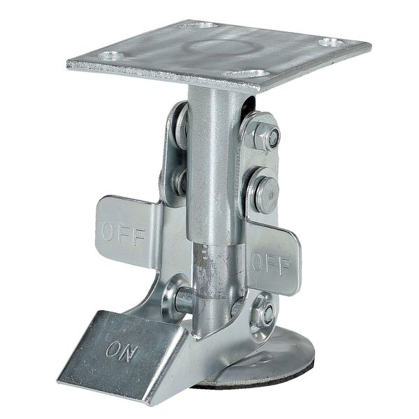 Floor Lck, Top Plate, 4-7/8 in H, 5 in Cstr