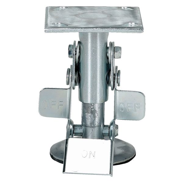 Floor Lck, Top Plate, 4-7/8 in H, 5 in Cstr