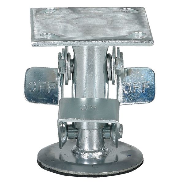 Floor Lck, Top Plate, 4-7/8 in H, 5 in Cstr