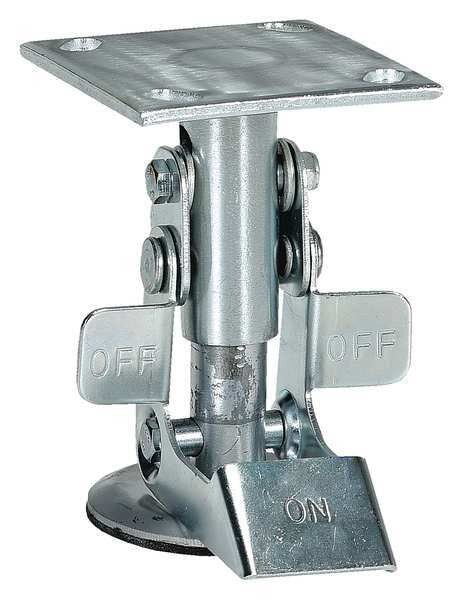 Floor Lck, Top Plate, 4-7/8 in H, 5 in Cstr