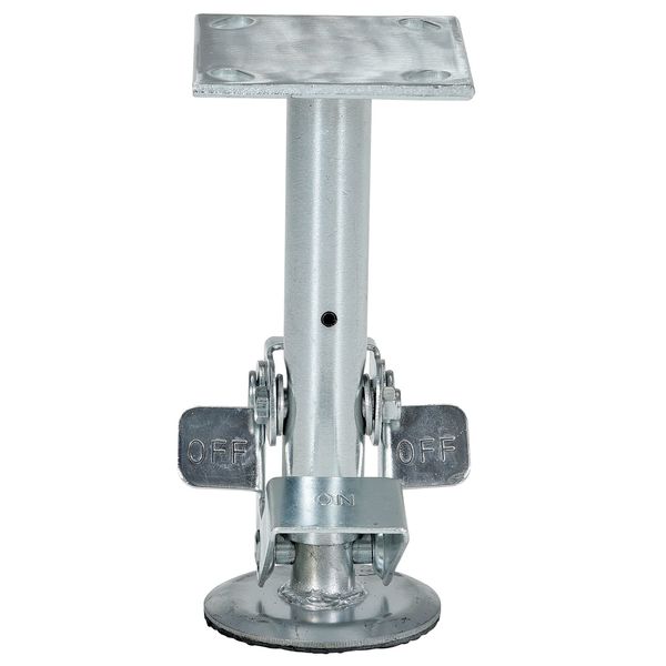 Floor Lck, Top Plate, 8-3/4 in H, 8 in Cstr
