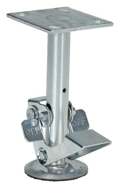 Floor Lck, Top Plate, 8-3/4 in H, 8 in Cstr