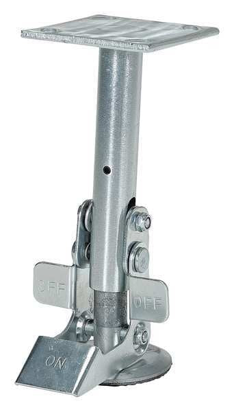 Floor Lck, Top Plate, 8-3/4 in H, 8 in Cstr