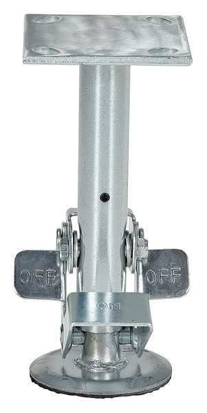 Floor Lck, Top Plate, 8-3/4 in H, 8 in Cstr