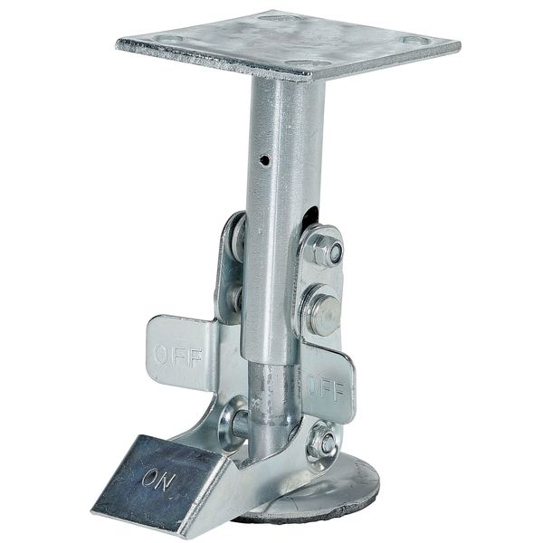 Floor Lck, Top Plate, 6-3/4 in H, 6 in Cstr