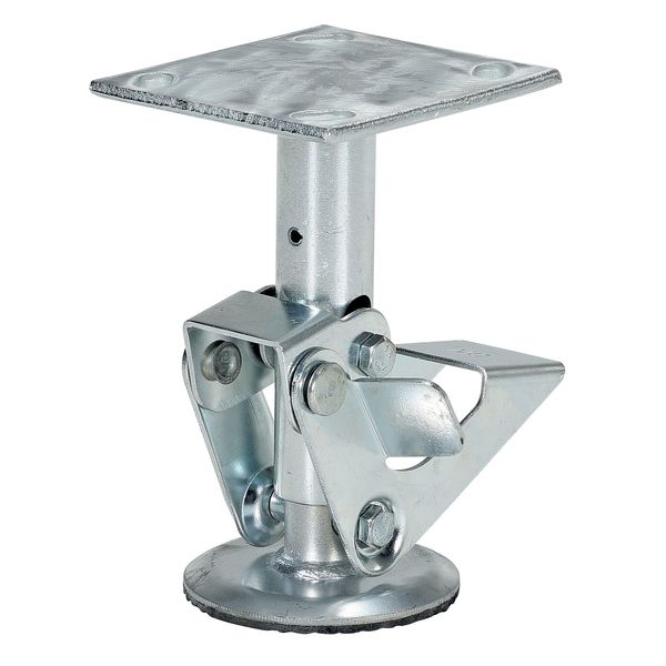Floor Lck, Top Plate, 6-3/4 in H, 6 in Cstr