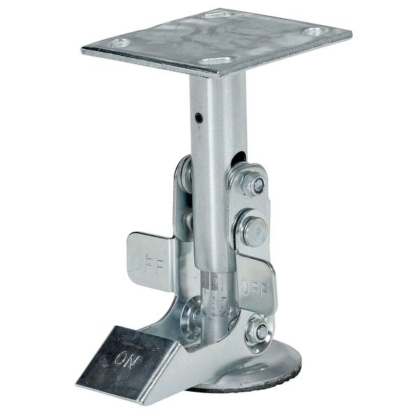 Floor Lck, Top Plate, 6-1/2 in H, 6 in Cstr