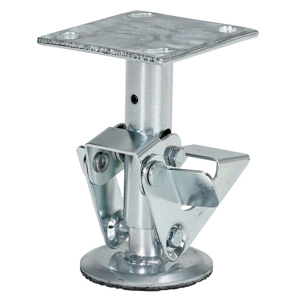 Floor Lck, Top Plate, 6-1/2 in H, 6 in Cstr