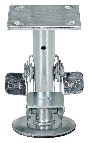 Floor Lck, Top Plate, 6-1/2 in H, 6 in Cstr