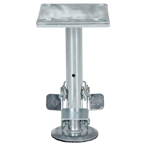 Floor Lck, Top Plate, 9-1/2 in H, 8 in Cstr