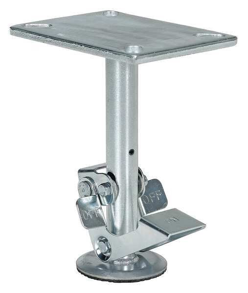 Floor Lck, Top Plate, 9-1/2 in H, 8 in Cstr