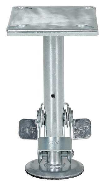 Floor Lck, Top Plate, 9-1/2 in H, 8 in Cstr