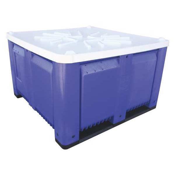 White Plastic Bulk Container Lid
