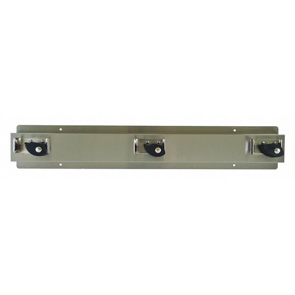 Mop & Broom Holder, Stainless Steel