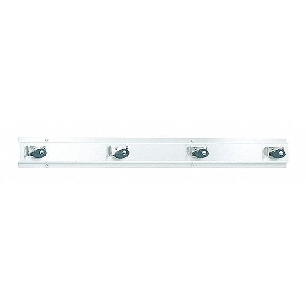 Mop & Broom Holder, Stainless Steel