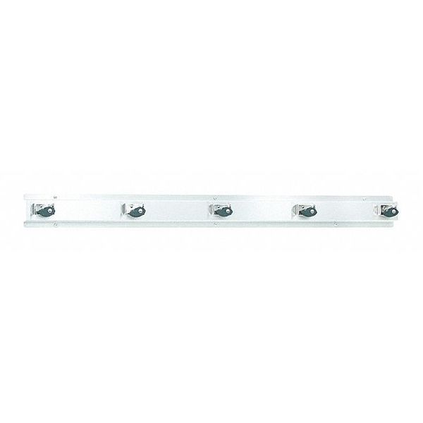 Mop & Broom Holder, Stainless Steel